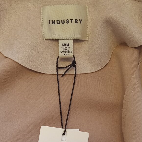 INDUSTRY 🩷 》Faux Suede Peplum Jacket - Picture 16 of 16